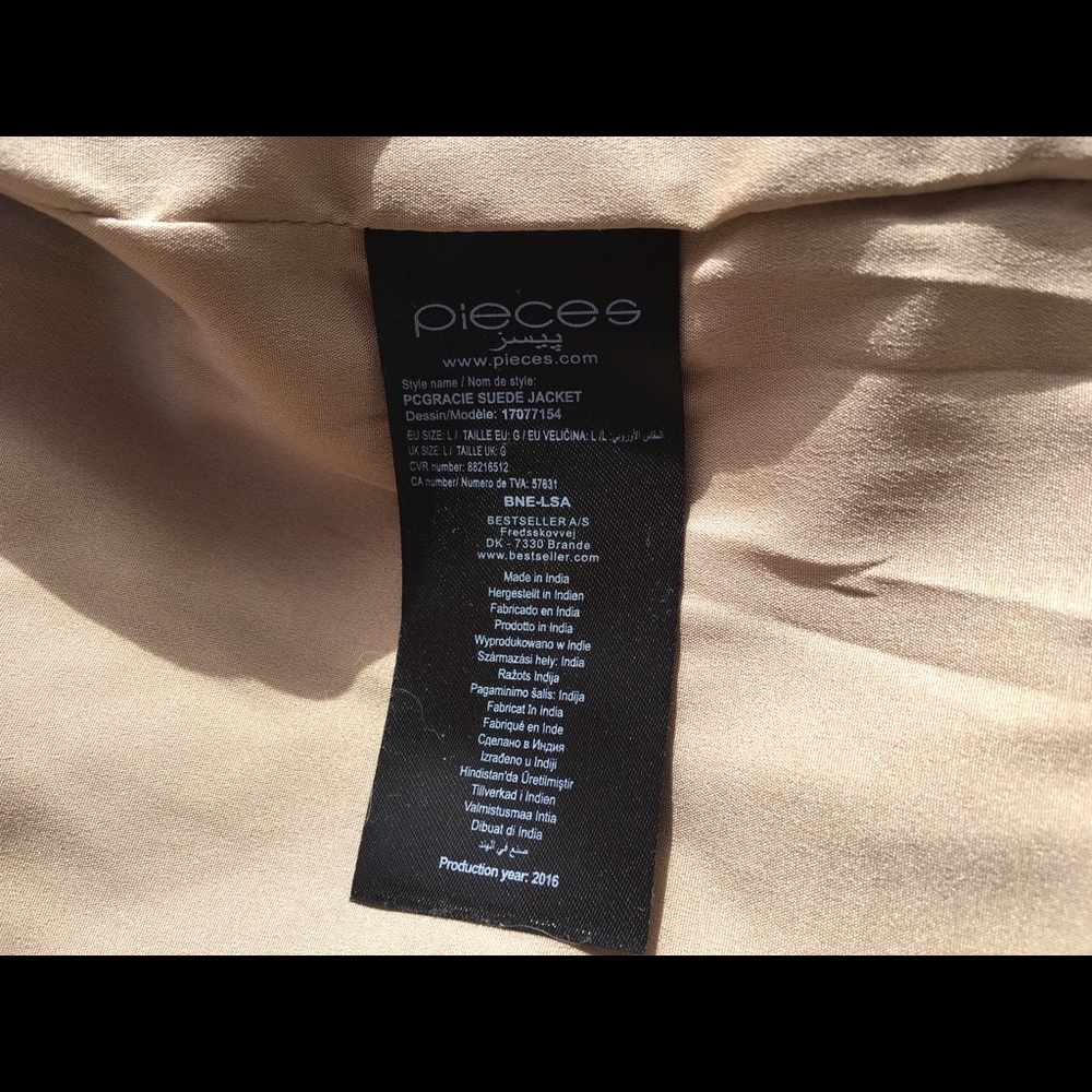 Suede moto jacket - Picture 6 of 7